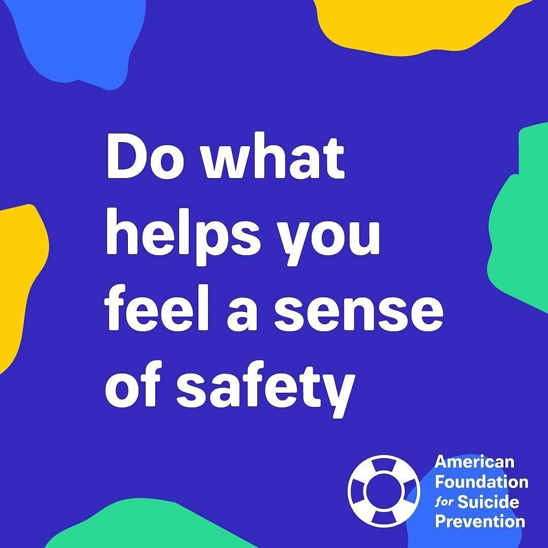    Do what helps&nbsp;you&nbsp;feel a sense of safety . &nbsp;This will be different for everyone, and it’s important not to compare yourself to others.&nbsp;It’s ok if you’ve decided what makes you feel safe is to limit attendance of large social ev
