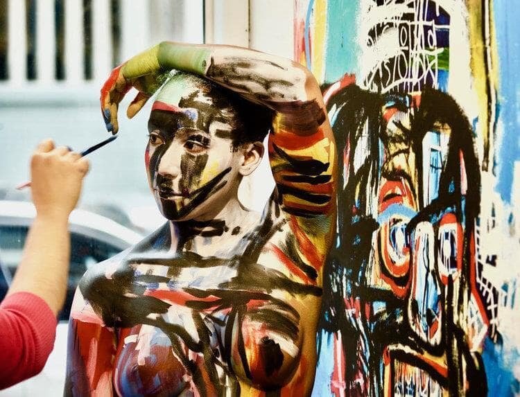 Con Artist Gallery Basquiat Body Paint .jpg