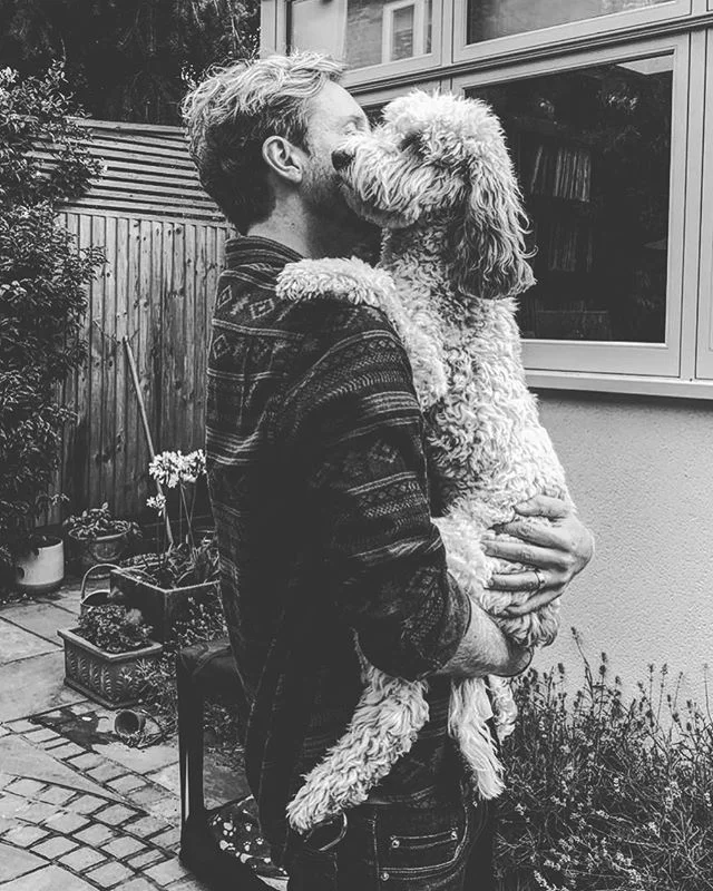 My little boy #hugoboss #cuddles #lads #cockerpoo