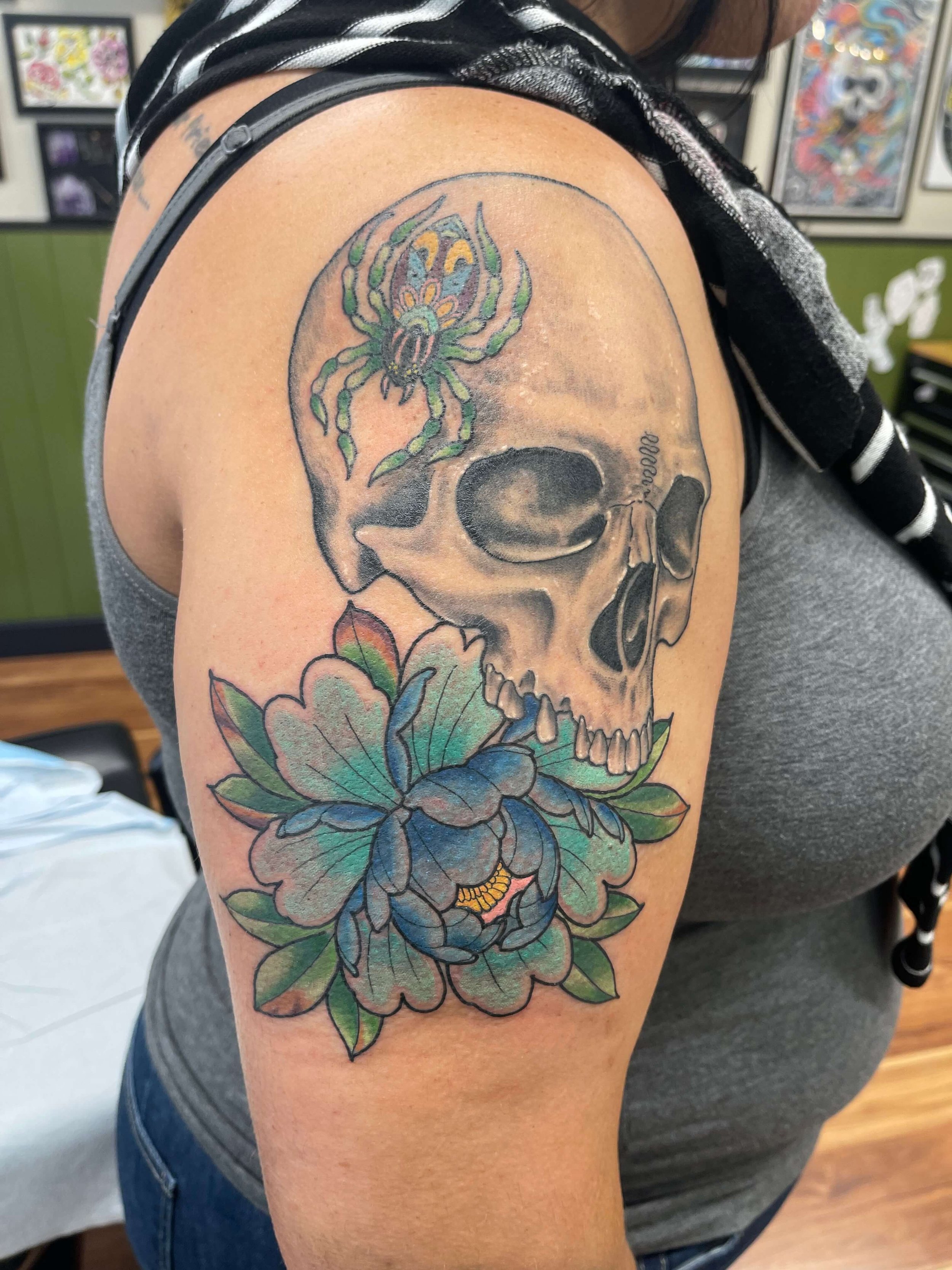 Skull and Flower Tattoo.jpg