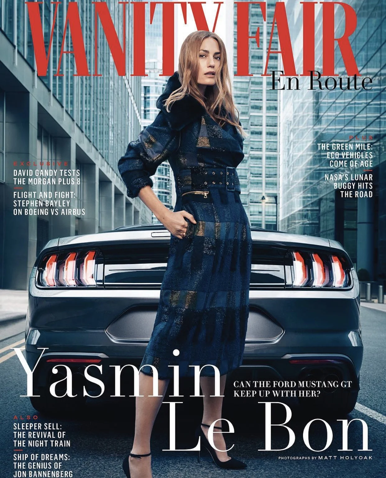 Yasmin Le Bon for Vanity Fair (En Route)