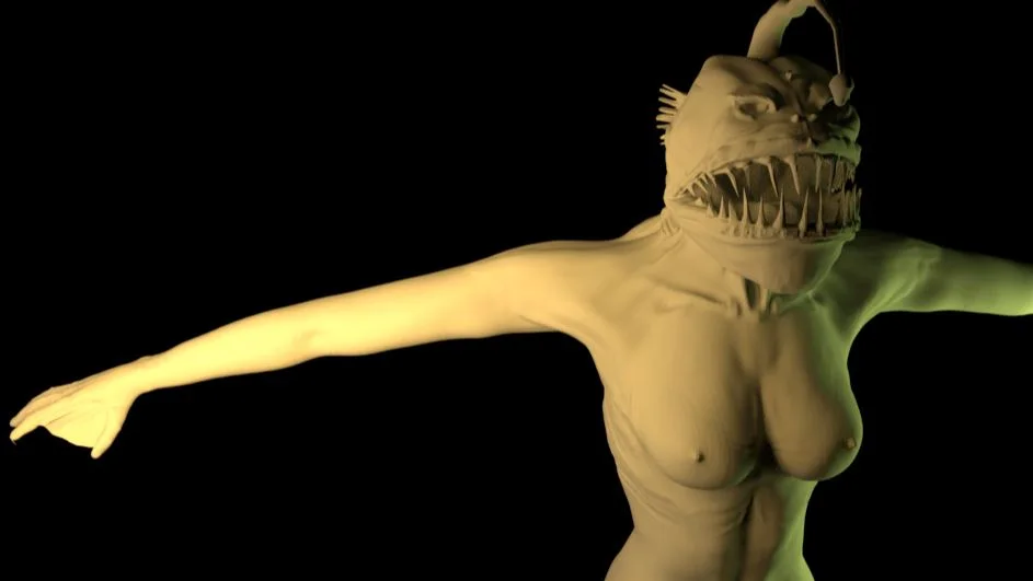 Lady AnglerFish Character