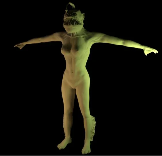 Lady AnglerFish Character