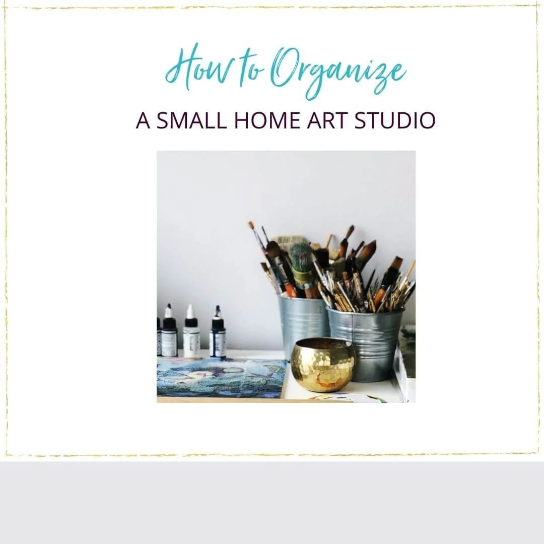 How to Organize Your Small Home Art Studio — Sara Kabariti