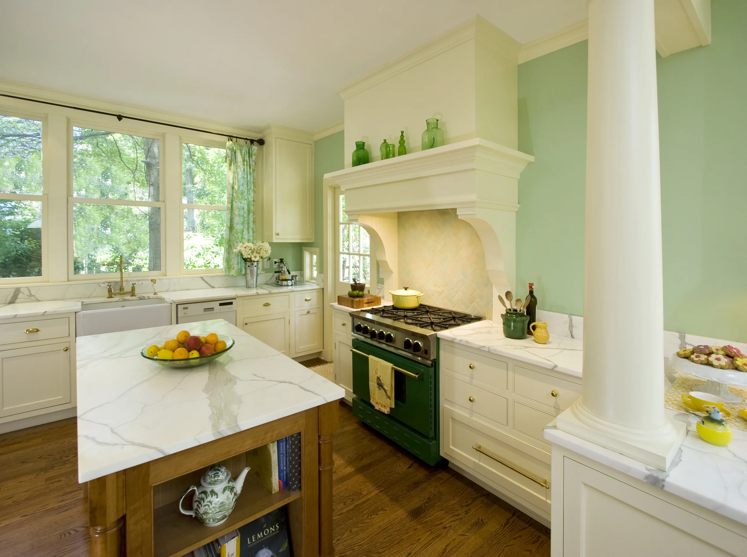 Victorian Home With Italian Inspired Design Kitchen Remodel in Maplewood, NJ by Clawson Architects project photo