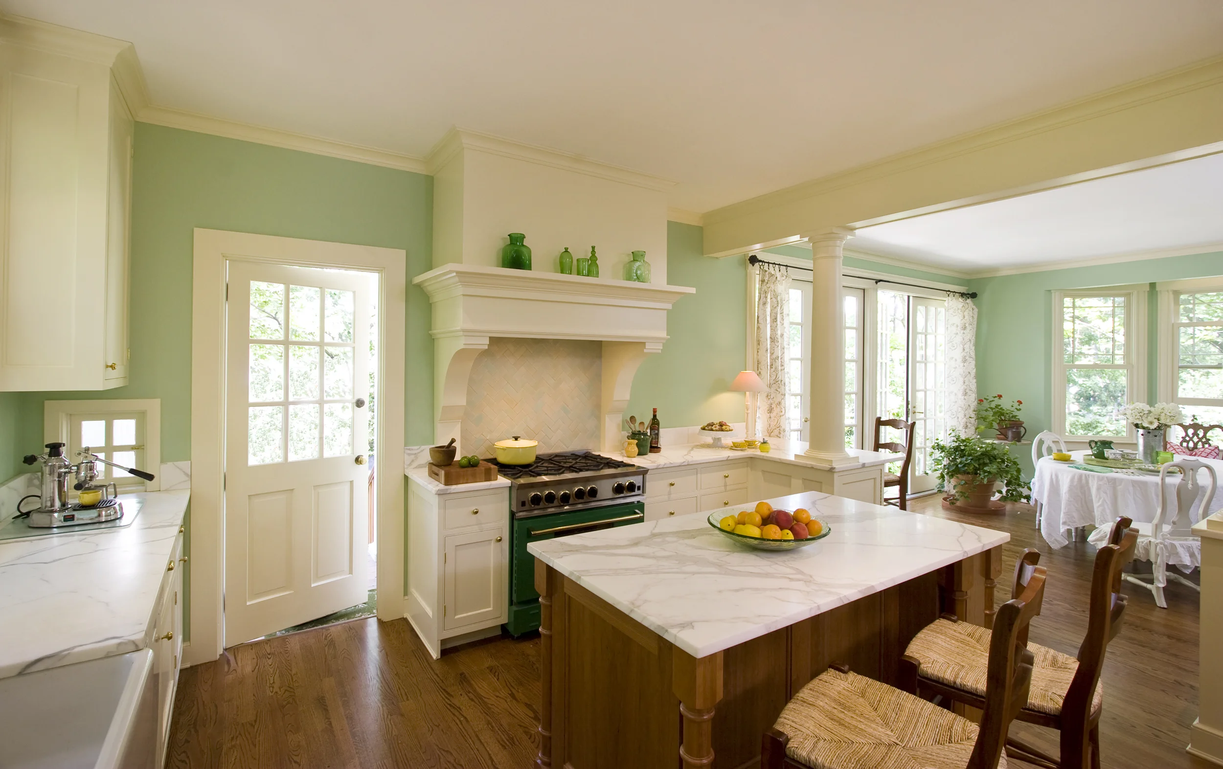 Victorian Home With Italian Inspired Design Kitchen Remodel in Maplewood, NJ by Clawson Architects project photo 2