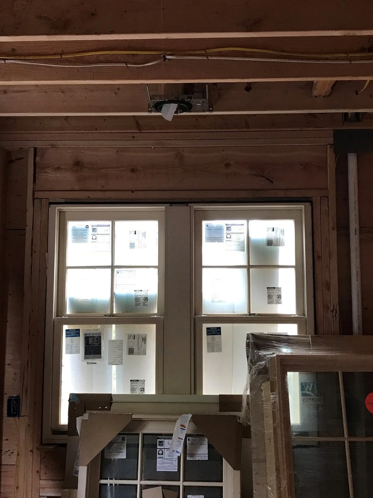 1. Light over the sink needs changed to be a surface mounted box