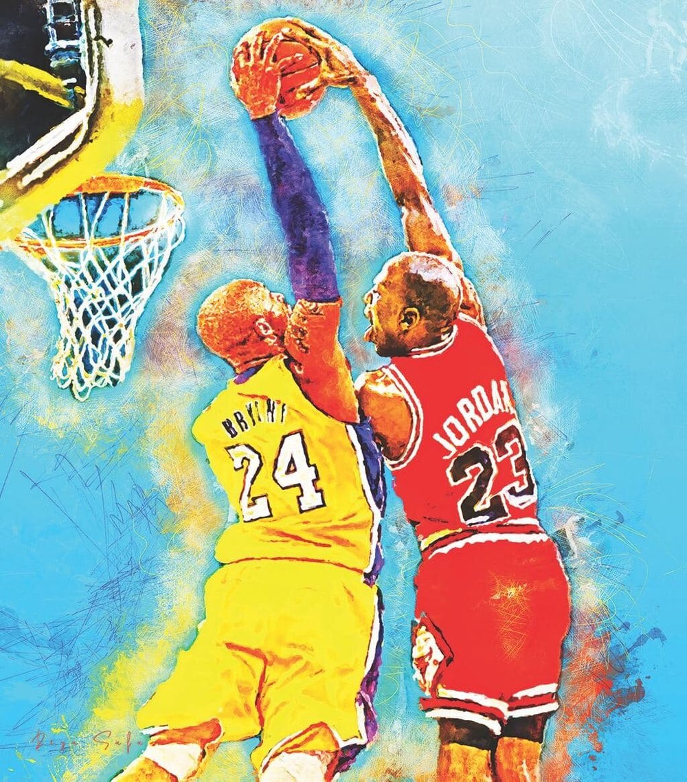 Jordan Vs Bryant — SAFA'S ART - Main Image