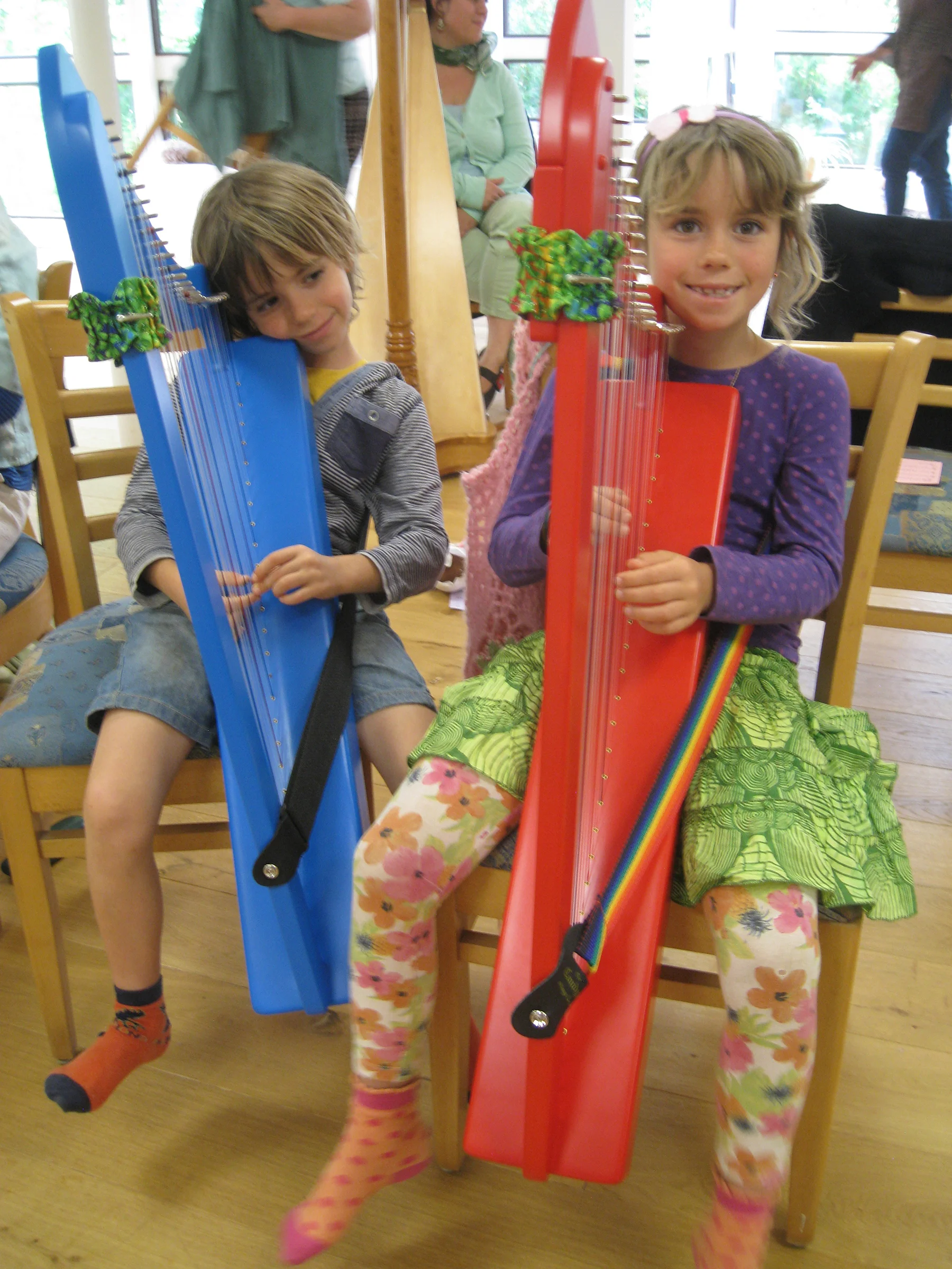 Young Harpsicle® Harp students in Germany.