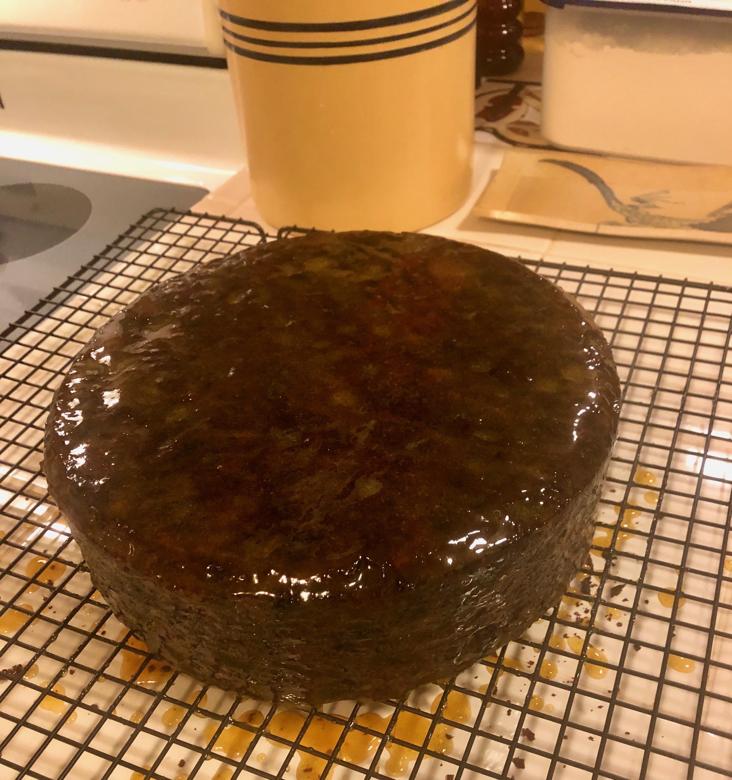 Freshly glazed