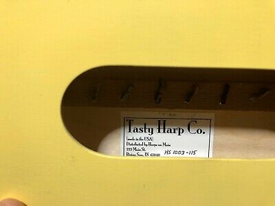 A label inside one of the original Harpsicle®️Harps