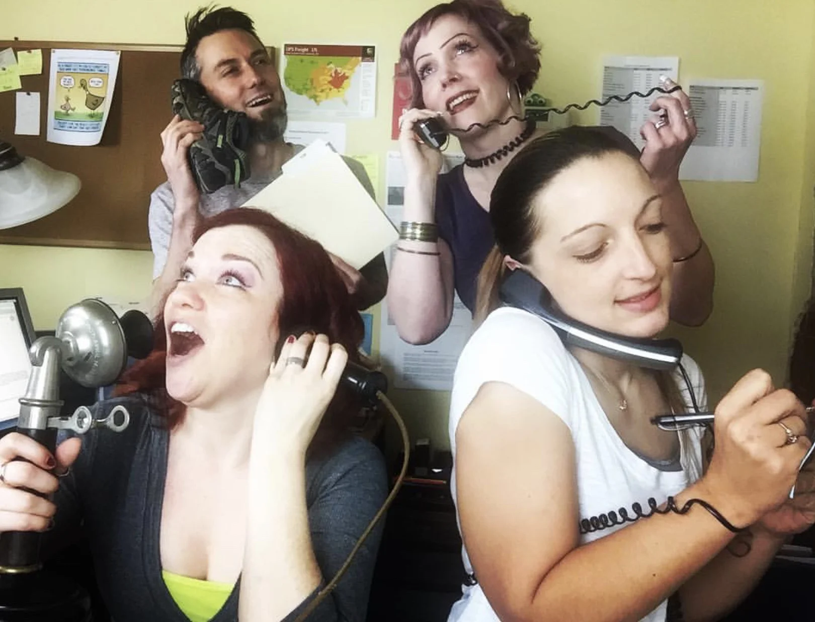 Garen, Rebecca, Melissa, and Ashley