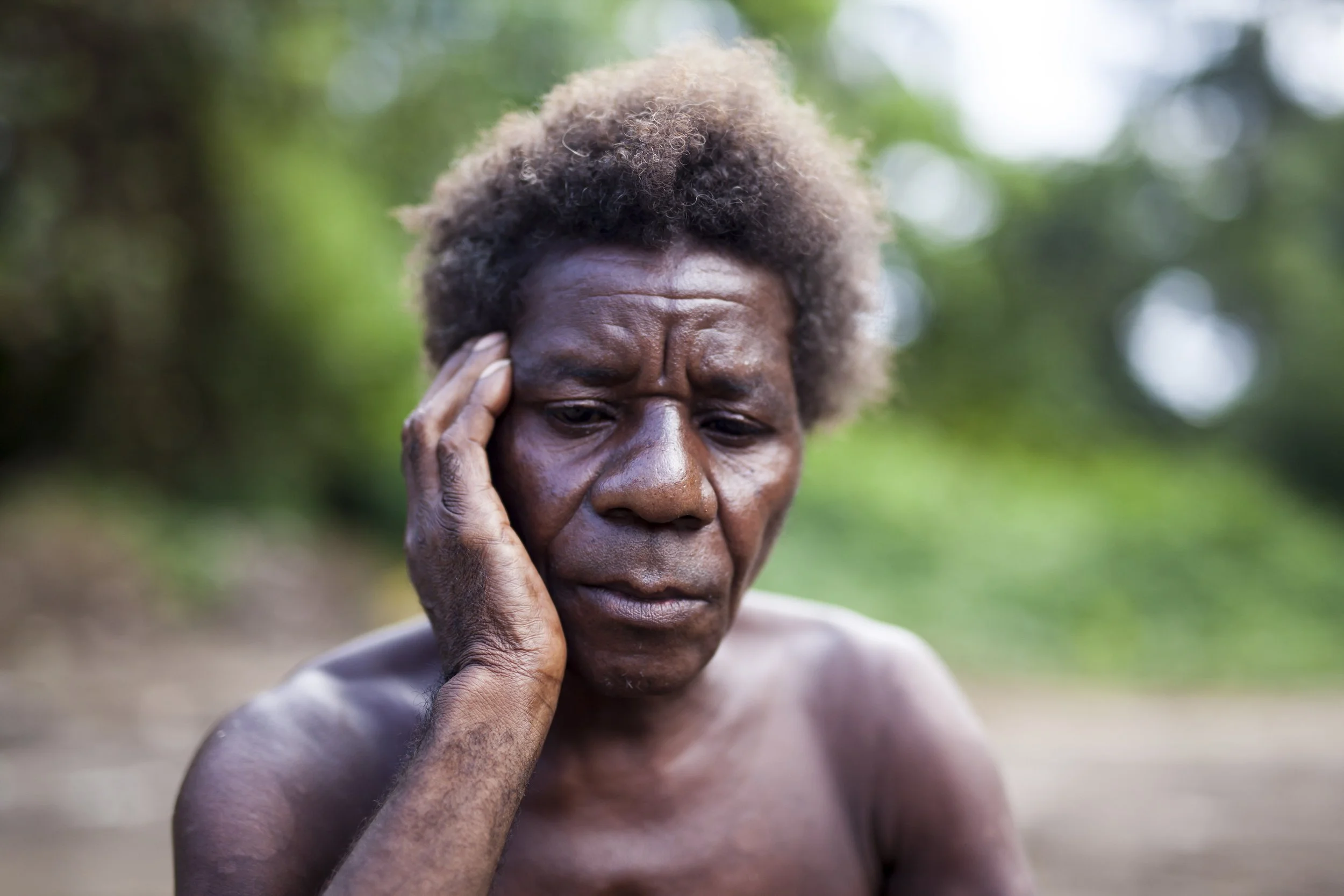  Pygmy chief of the Bayédi tribe, Cameroon 