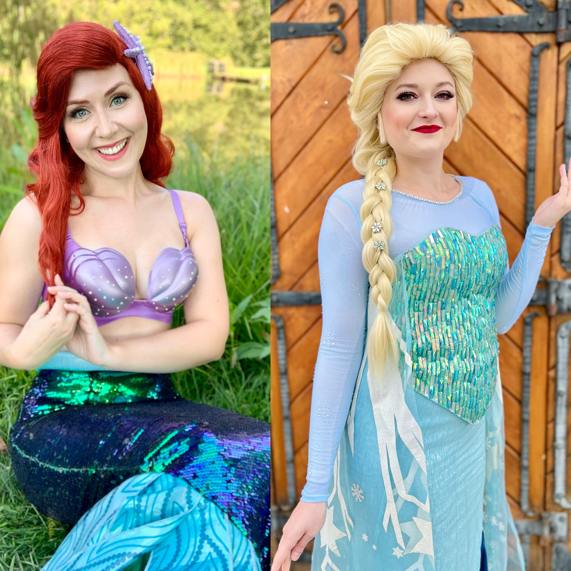 Mermaid Princess and Ice Queen Birthday Party