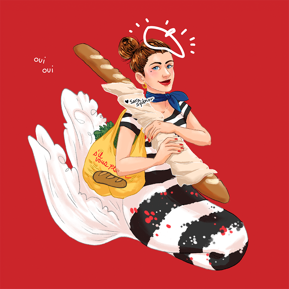 French Baguette Mermaid