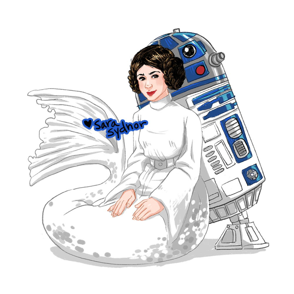 Princess Leia Mermaid