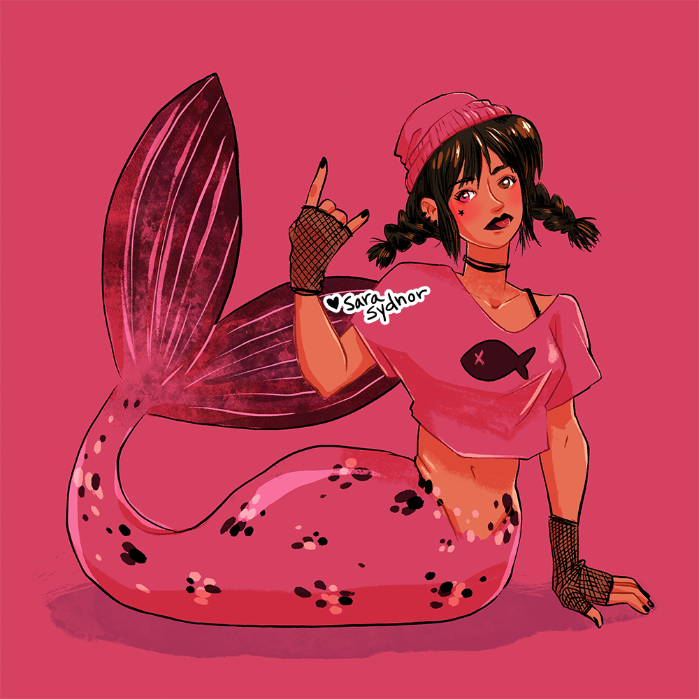 Raspberry Mermaid