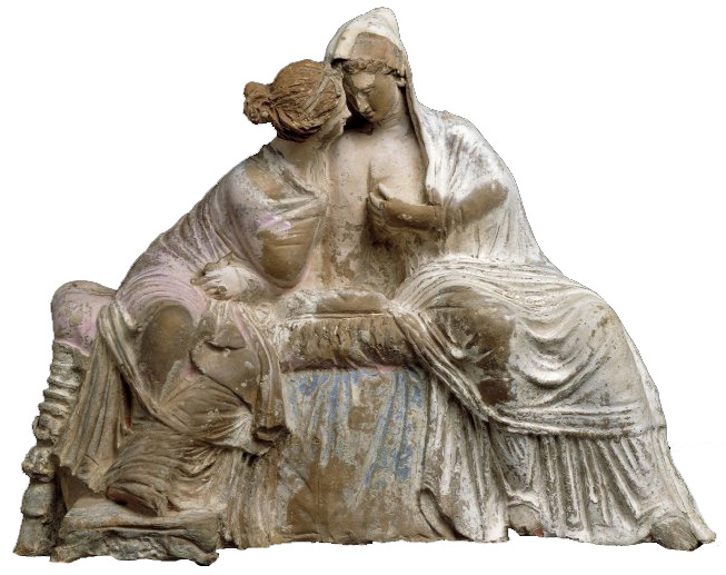 Demeter and Persephone made at Myrina, north-west Asia Minor c. 100 BC