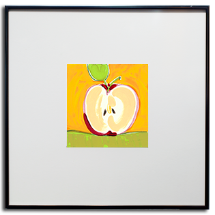 With Mat 14″ x 14″