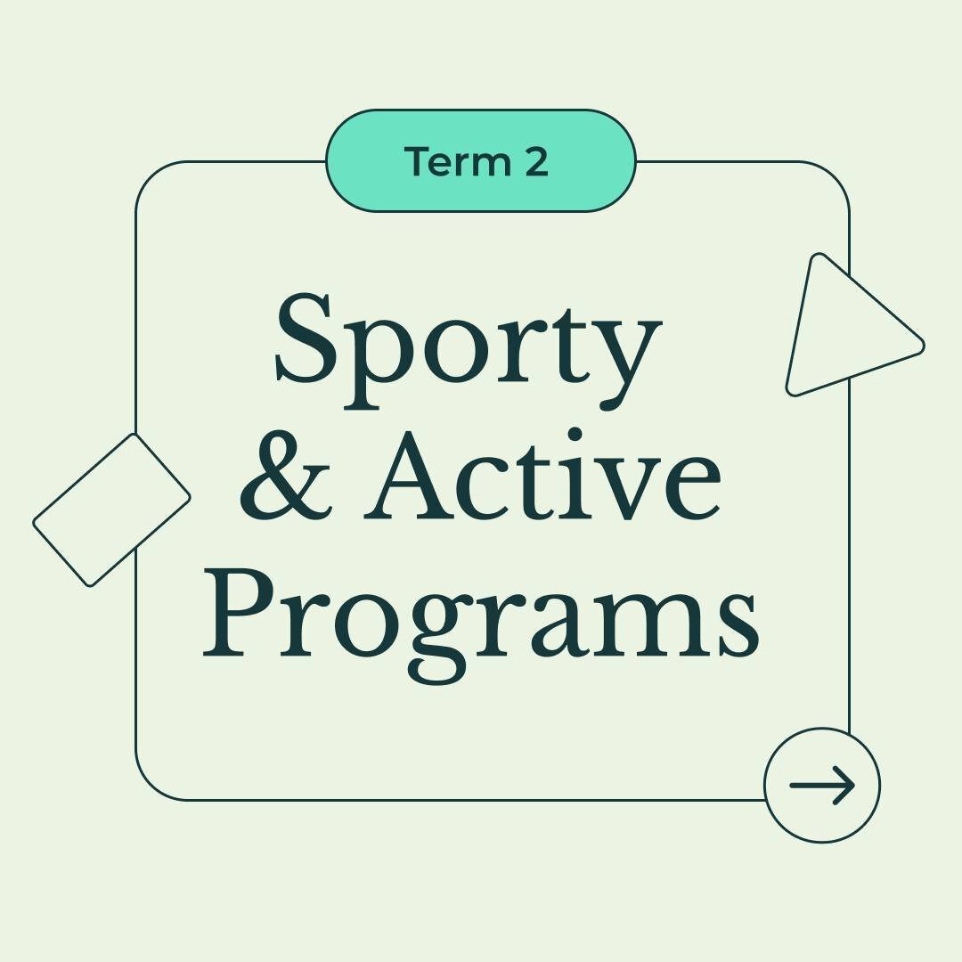 Swipe to explore our Term 2 Active programs &amp; enrol at our link in bio 🤸🏀️🧘&zwj;♂️