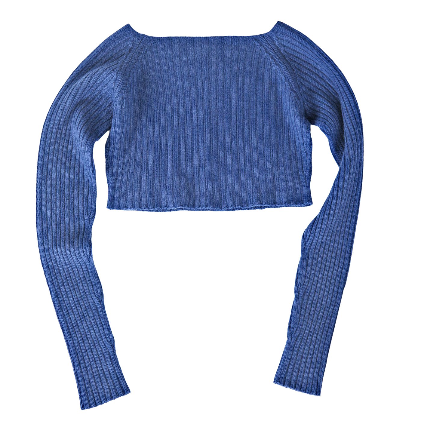Kat Cashmere, Blue Cropped Sweater.jpg