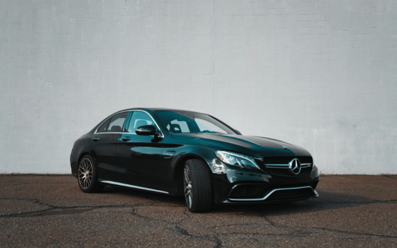 Black Mercedes-Benz