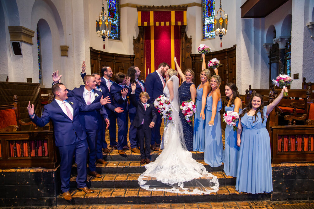 Ceremony 1 Pretty in Pink Country Club Wedding FLorida.jpg