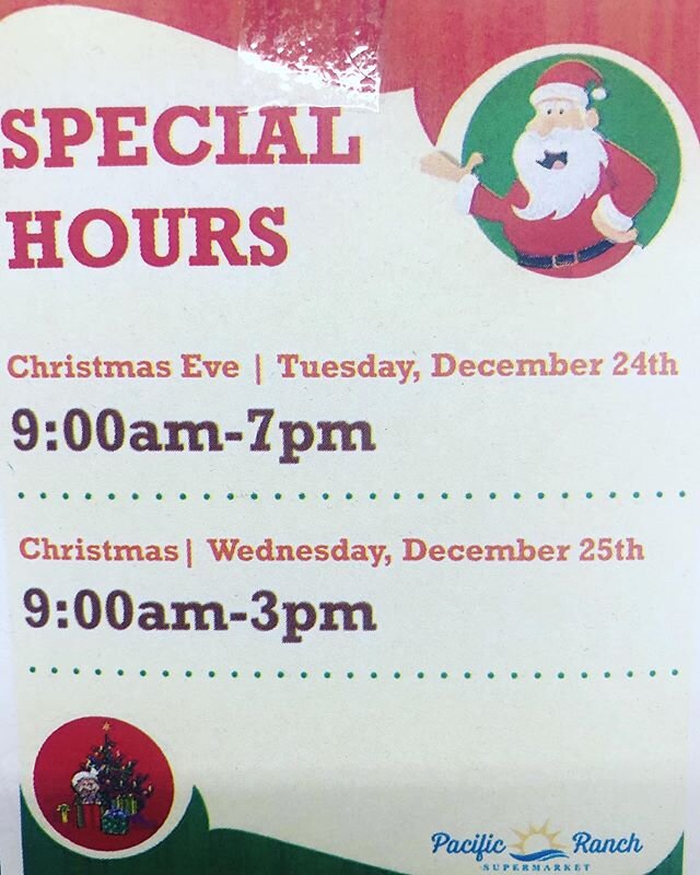 Merry Christmas 🎄🎁 🎅Holiday hours for Christmas Day!!!