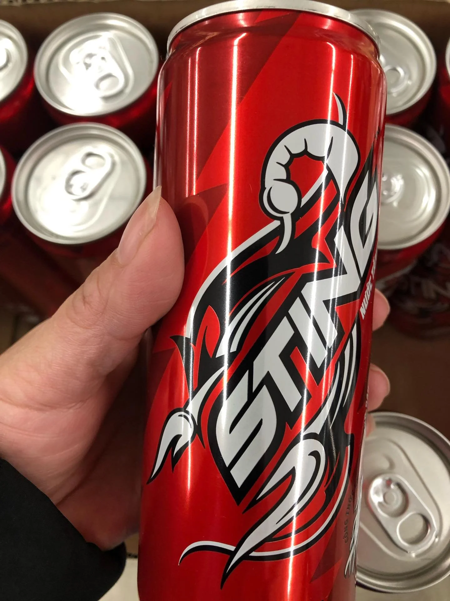 Sting Energy Drink is a popular PepsiCo carbonated drink that come in variety of flavors. Its fruity flavor and blends of caffeine to provide a quick energy boost !
