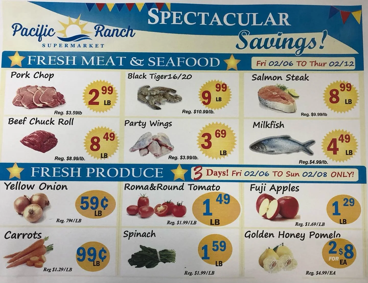 Weekly sales from 02/06/2026-02/12/2026