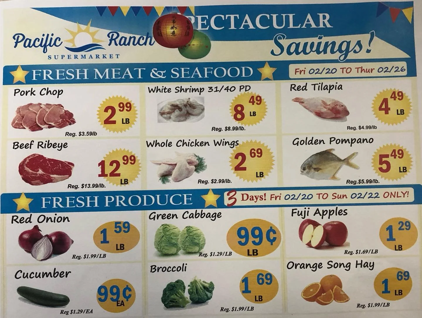 Weekly sales from 02/20/2026-02/26/2026!