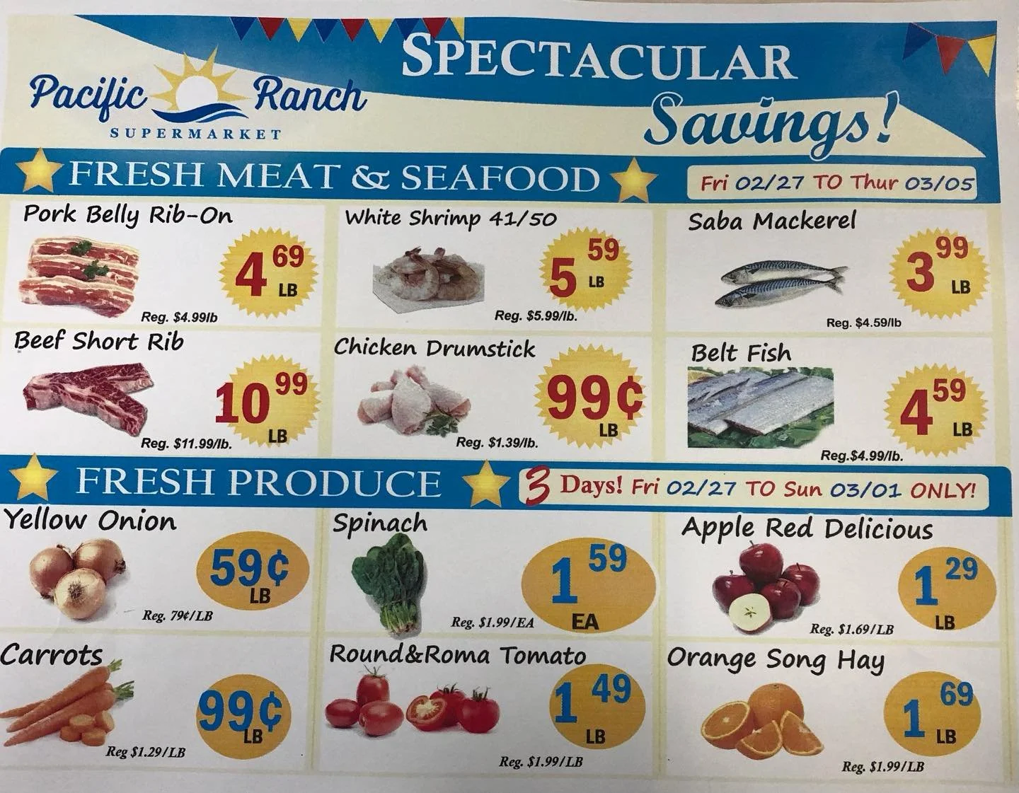 Weekly sales ends from 02/27/2026-02/05/2026!