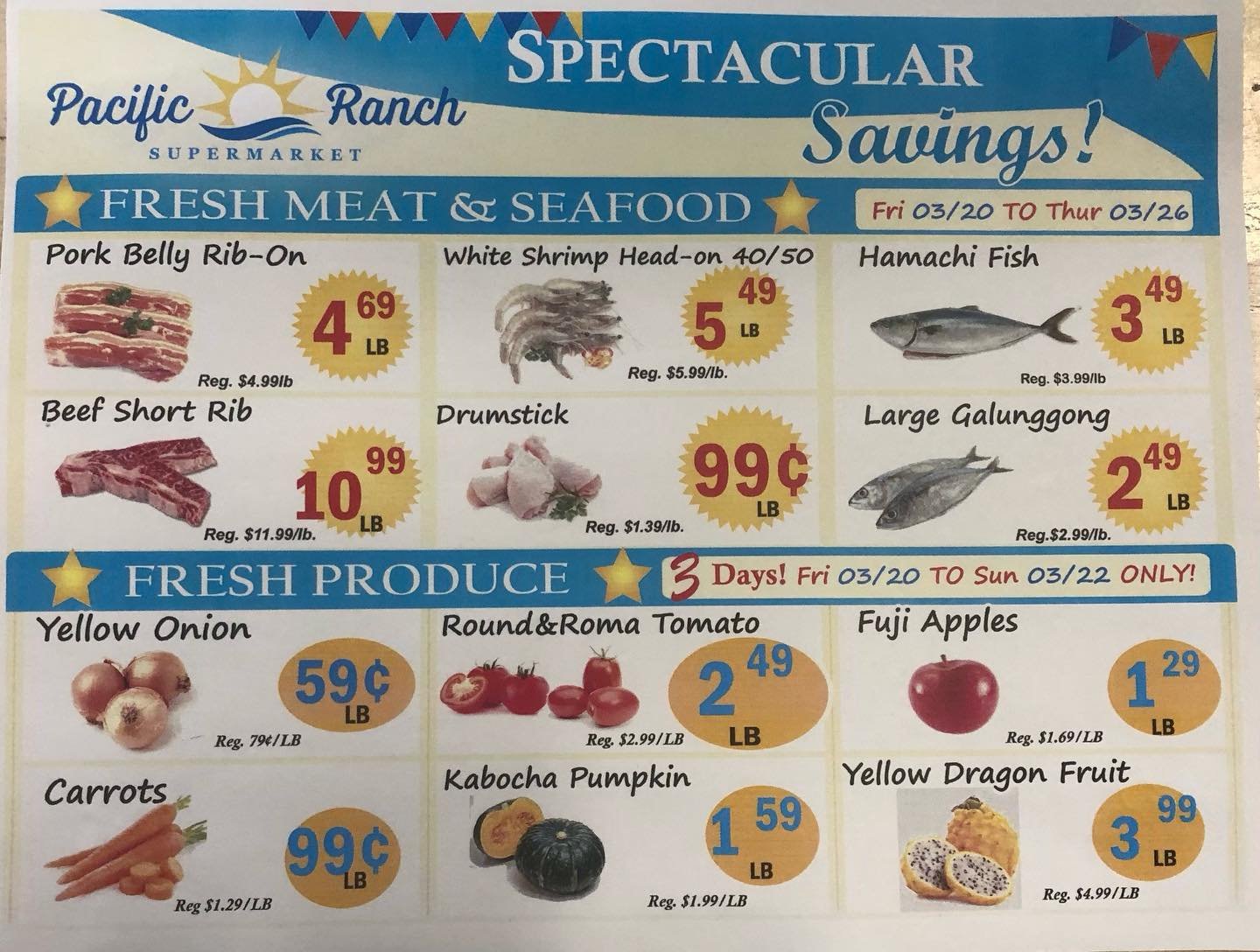 Weekly Sales from 03/20/2026-03/26/2026!