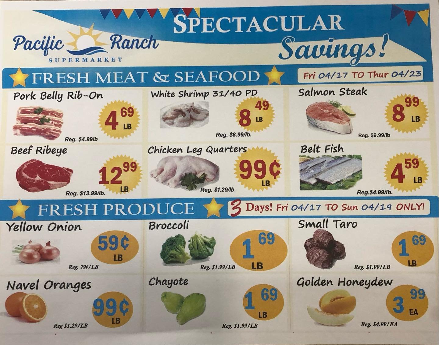 Weekly Sales from 04/17/2026-04/23/2026!