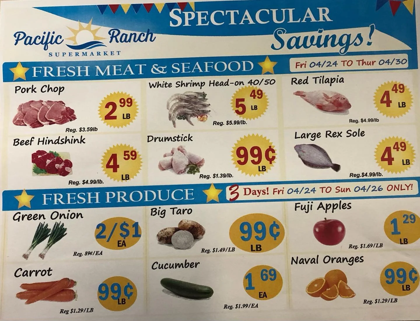 Weekly Sales from 04/25/2026-04/03/2026!