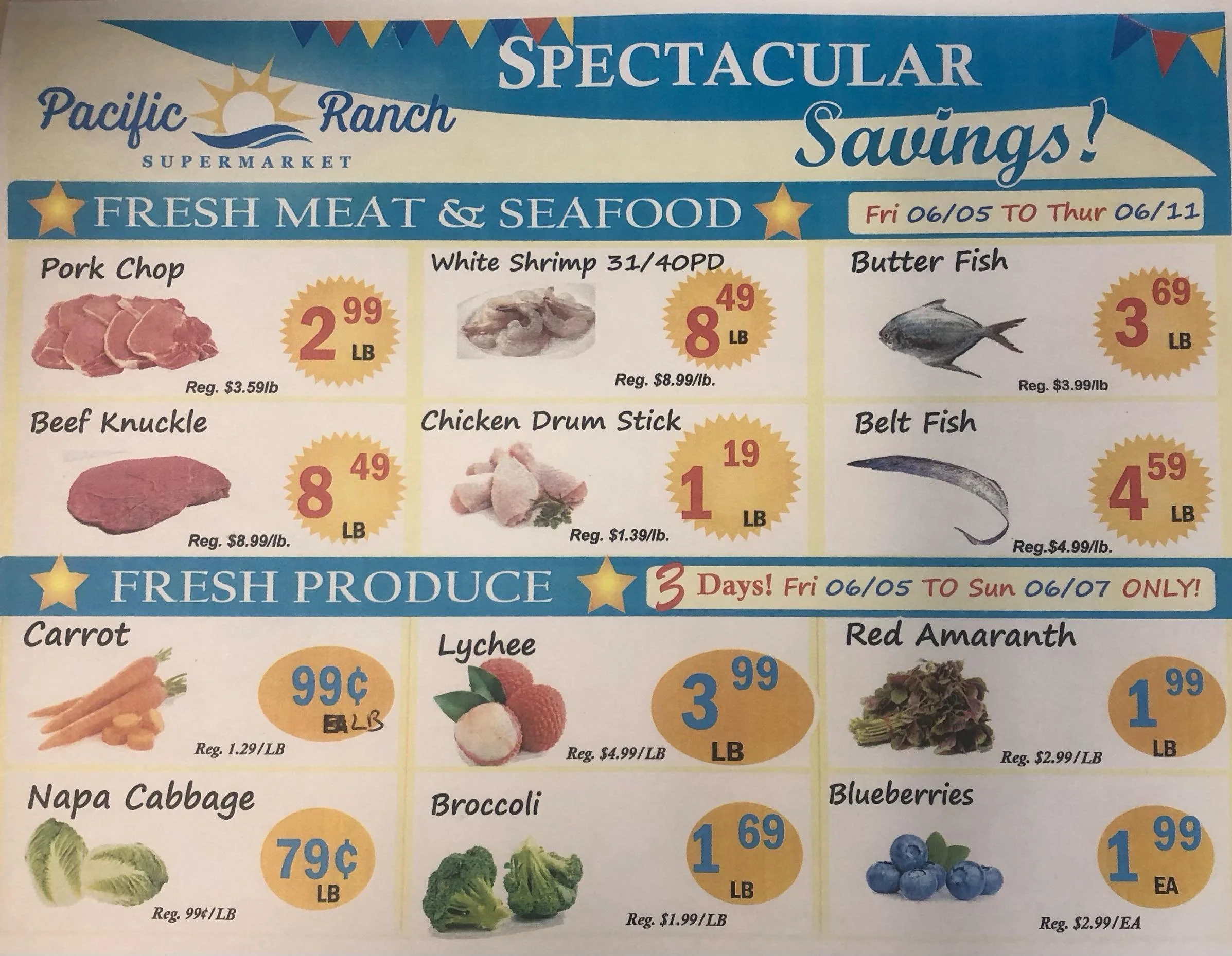 Weekly sales ends  from 06/05/2026-06/11/2026!