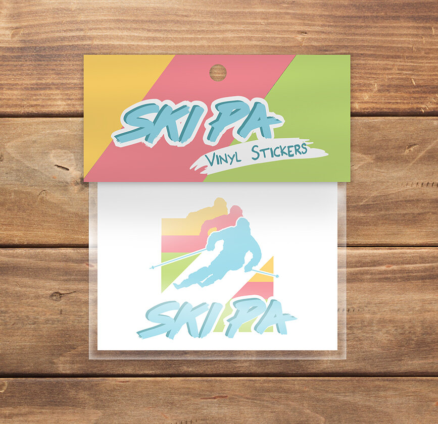Waterproof Sticker - Ski PA