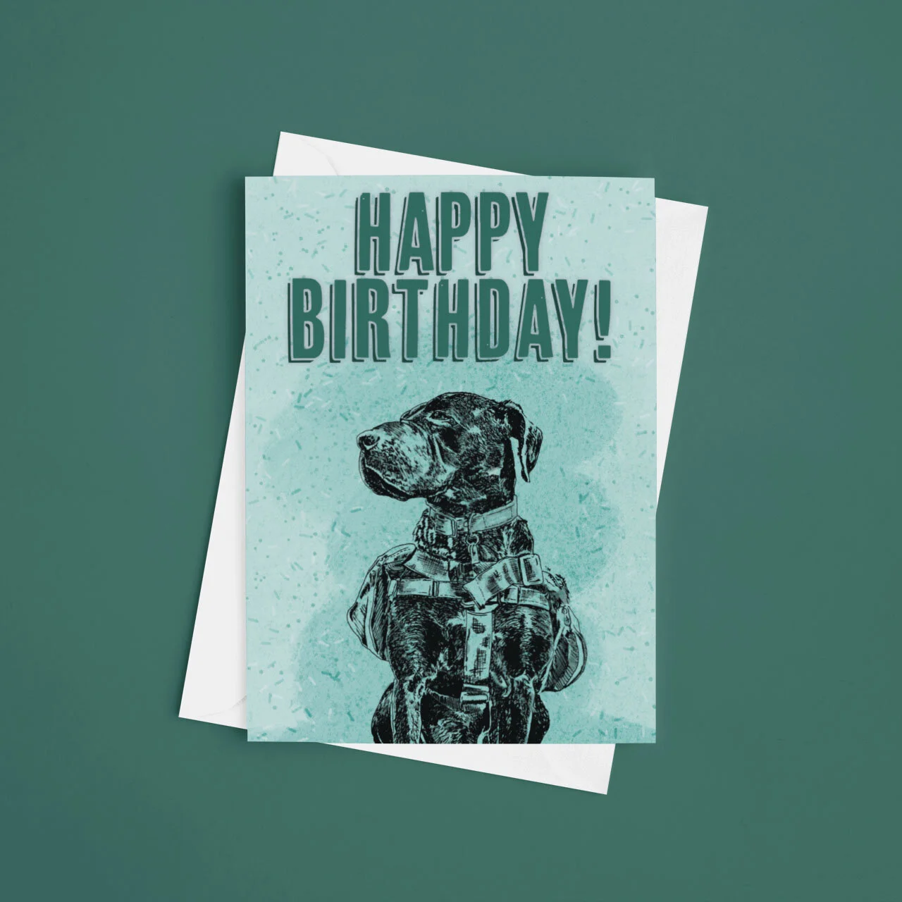 Great Dane Birthday Card