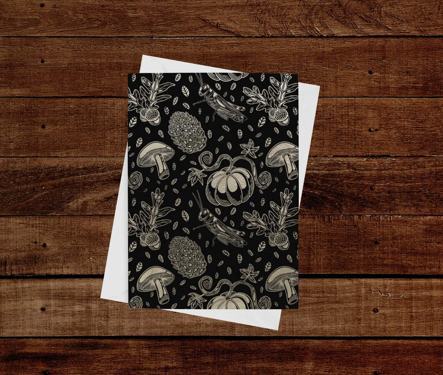 Gold Foil Card - Autumn