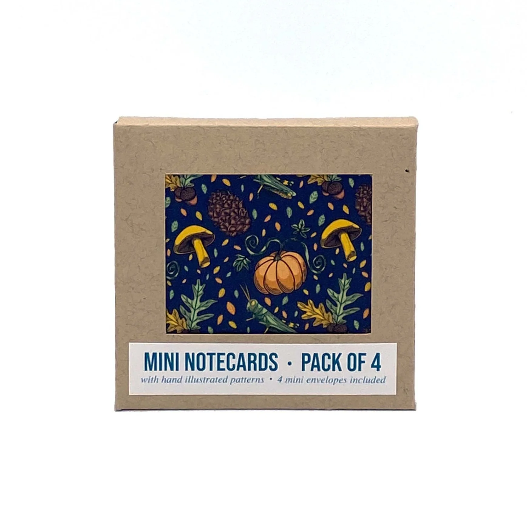 Mini Folding Cards - 4 Pack - Autumn