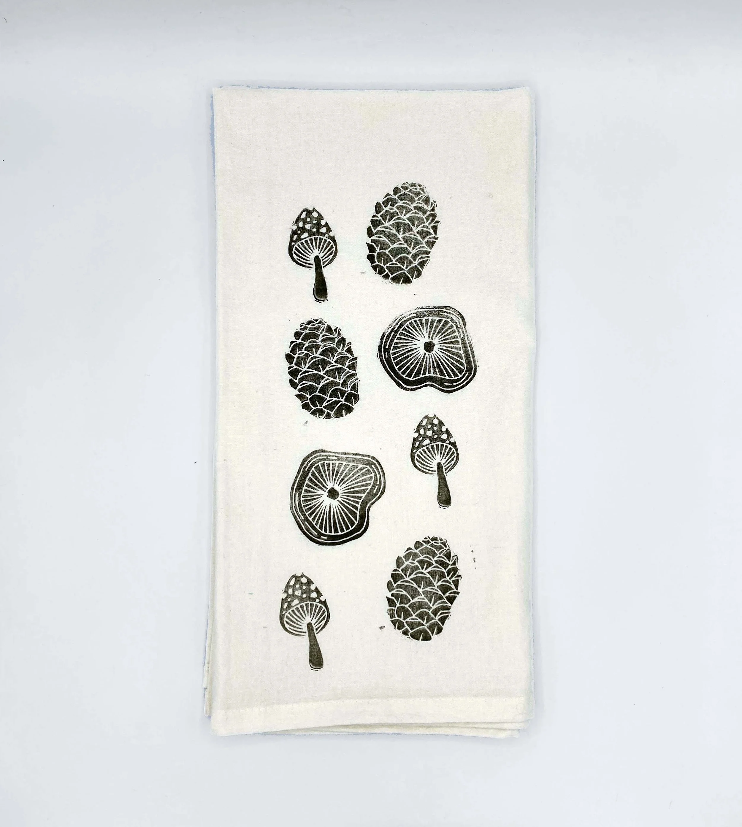 mushroom pinecone tea towel.jpg