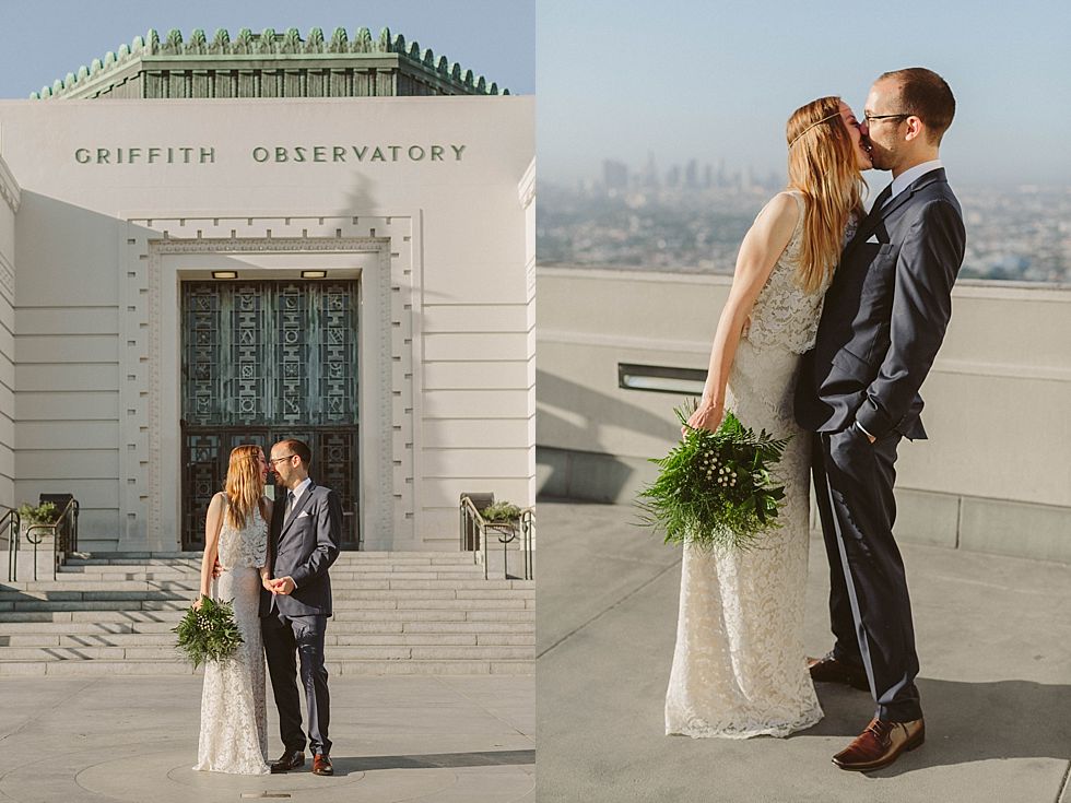 Elopement Photography | Los Angeles, CA | The Griffith Observatory | Jessie Caballero Wedding Photographer