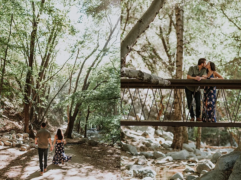 Switzer Falls Engagement Photography