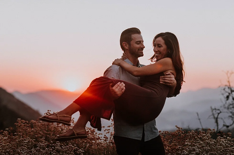 Switzer Falls Engagement Photography