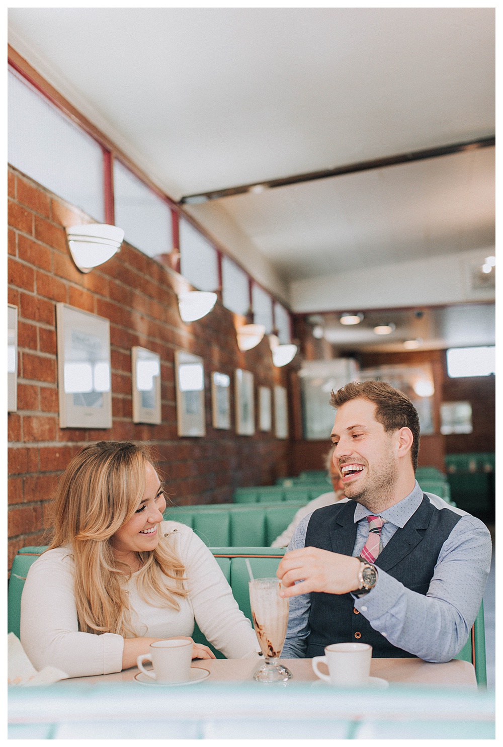 Rod's Diner | 50's Inspired Engagement Photography | Altadena 