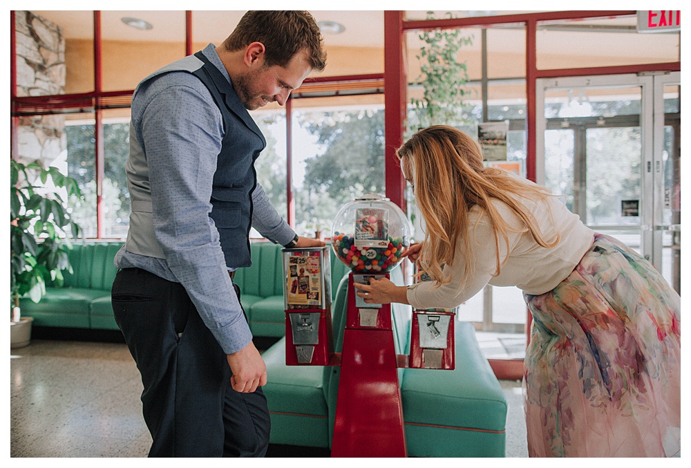 Rod's Diner | 50's Inspired Engagement Photography | Altadena 