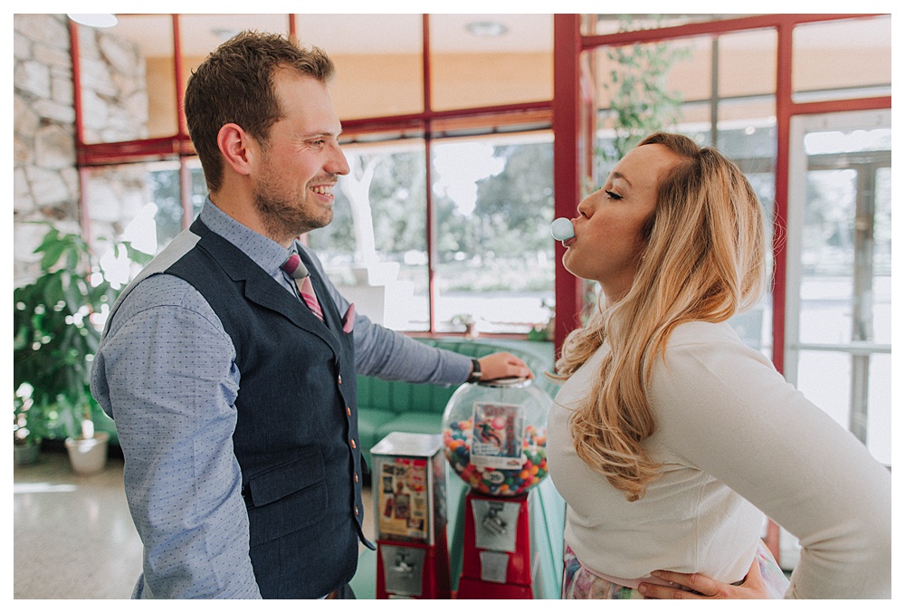 Rod's Diner | 50's Inspired Engagement Photography | Altadena 