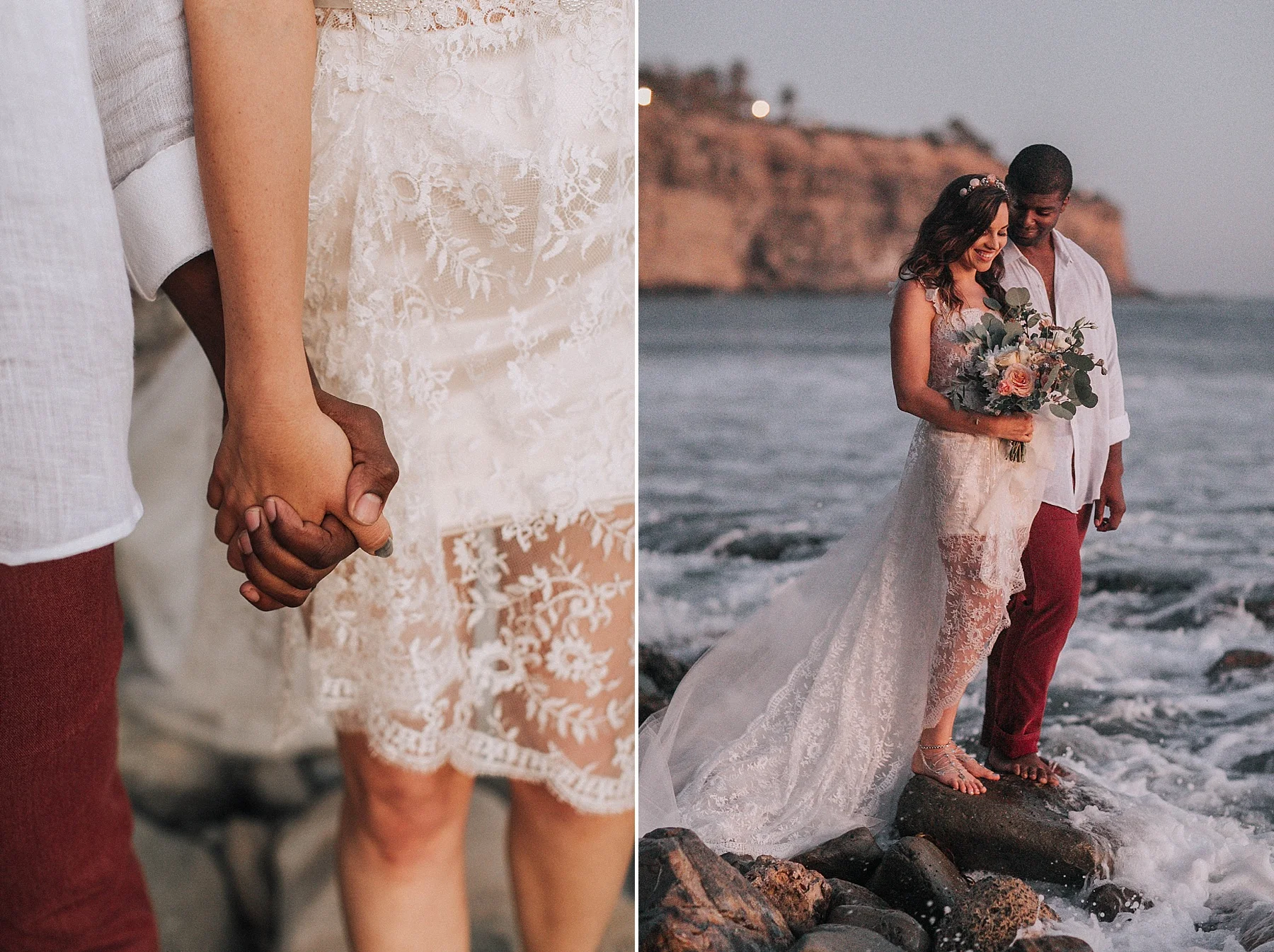 San Pedro Beach Elopement Photography