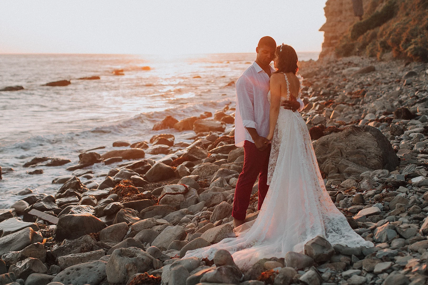 San Pedro Beach Elopement Photography