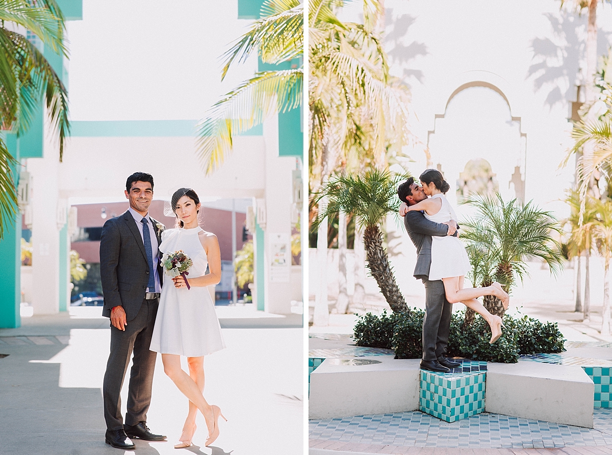 Beverly Hills Courthouse Elopement Photojournalistic Wedding Photography